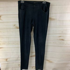 Klique B Navy Suade Skinny Pants